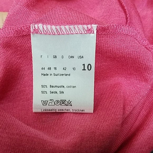 Gabriele Strehle Silk/cotton Jersey top - Picture 7 of 7